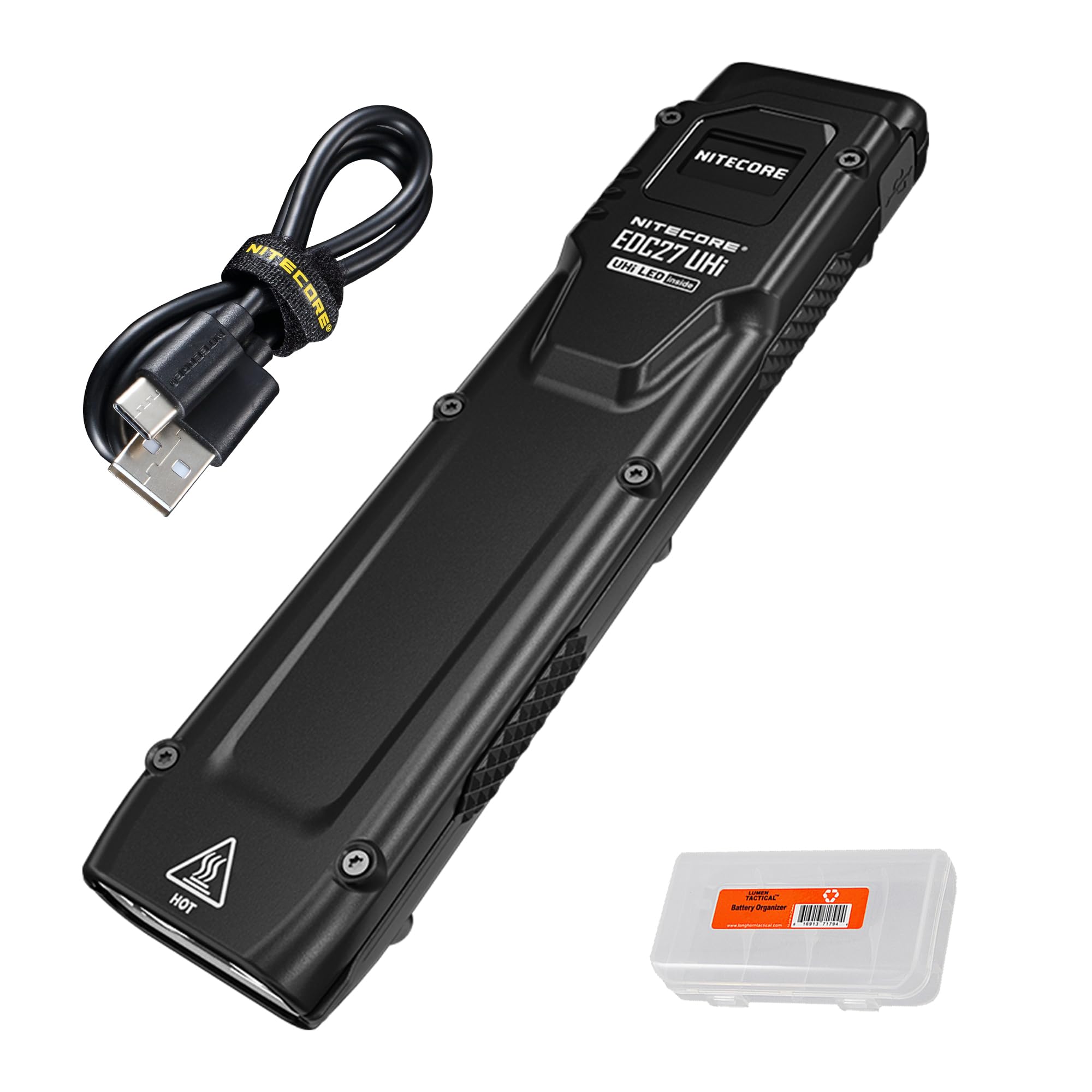 Nitecore EDC27 UHi 3100 Lumens | Flat EDC Flashlight